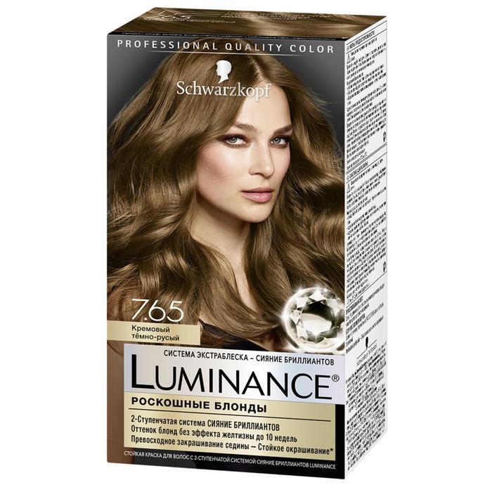 Краска для волос Luminance 7.65 Кремовый тёмно-русый краска для волос блеск и сияние luminance 7 65 кремовый темно русый 165 мл