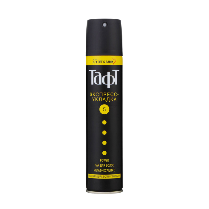 Лак для волос TAFT Power «Экспресс-укладка», мегафиксация, 225 мл укладка и стайлинг taft гель для волос power экспресс укладка мегафиксация