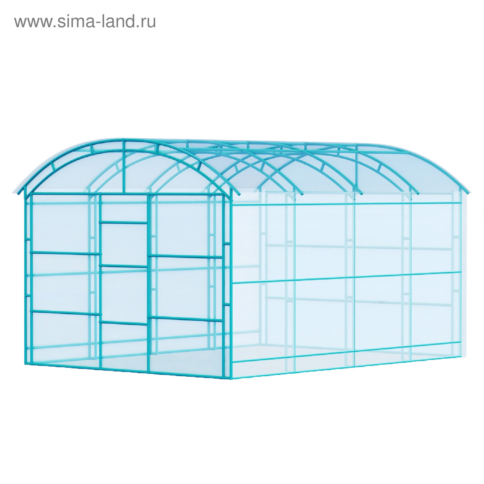 Теплица без поликарбоната 4*3*2,1 (каркас 20*20)