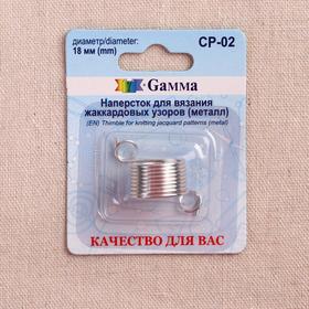

Напёрсток для вязания, d = 18 мм, с двумя направляющими