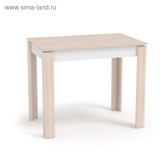 Стол обеденный Оптима,шимо светлый/белый стол обеденный мебель комплекс оптима шимо светлый белый