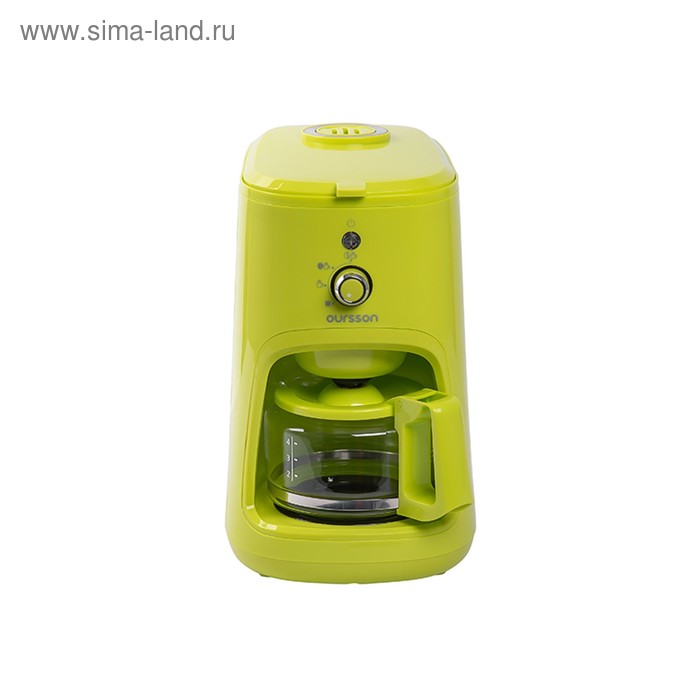 

Кофеварка Oursson CM0400G/GA, капельная, 900 Вт, 600 мл, автоотключение, зелёная
