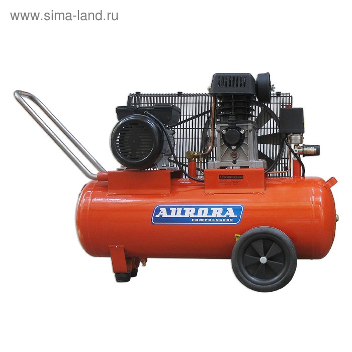 Компрессор Aurora STORM-50 6766, 220 В, 290 л/мин, 2.2 кВт, 50 л, ременной, масляный