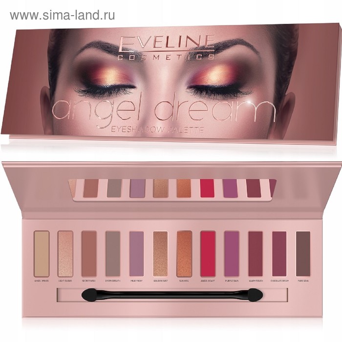 

Тени для век Eveline Angel Dream, 12 оттенков