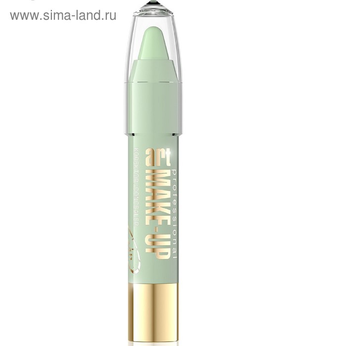 

Корректирующий карандаш Eveline Art Make-Up Proffessional, тон 04 зелёный