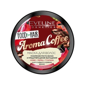 

Маска для волос Eveline Food for Hair Aroma Coffee, для роста и против выпадения, 500 мл