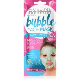 

Тканевая маска для лица Eveline Bubble Face Mask, увлажняющая пузырьковая