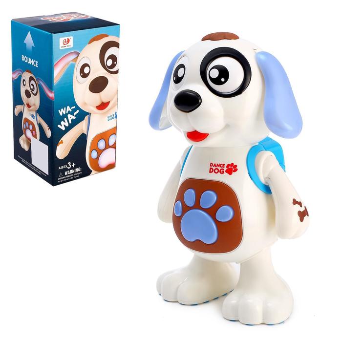 Игрушка «Собачка», работает от батареек, танцует, световые и звуковые эффекты развивающая игрушка логический куб световые и звуковые эффекты работает от батареек