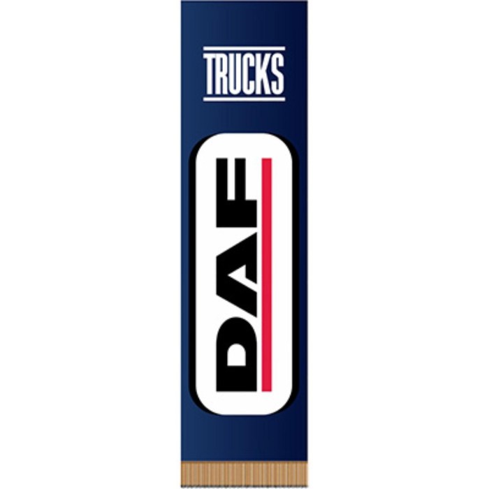 

Вымпел прямоугольный DAF фон синий, 200х55 мм, цветной, Skyway