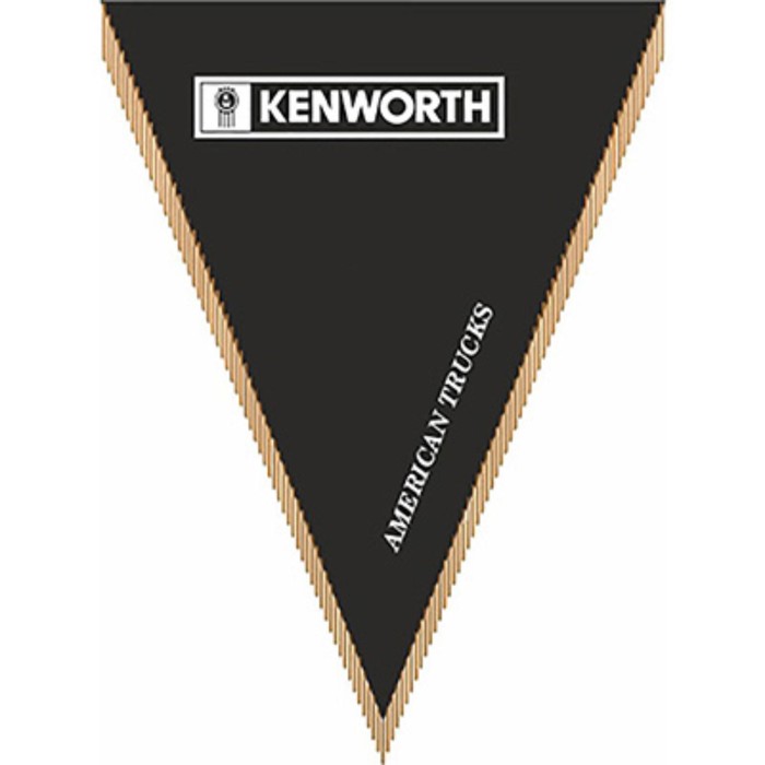 

Вымпел треугольный KENWORTH фон черный, 260х200 мм, цветной, Skyway, S05101045