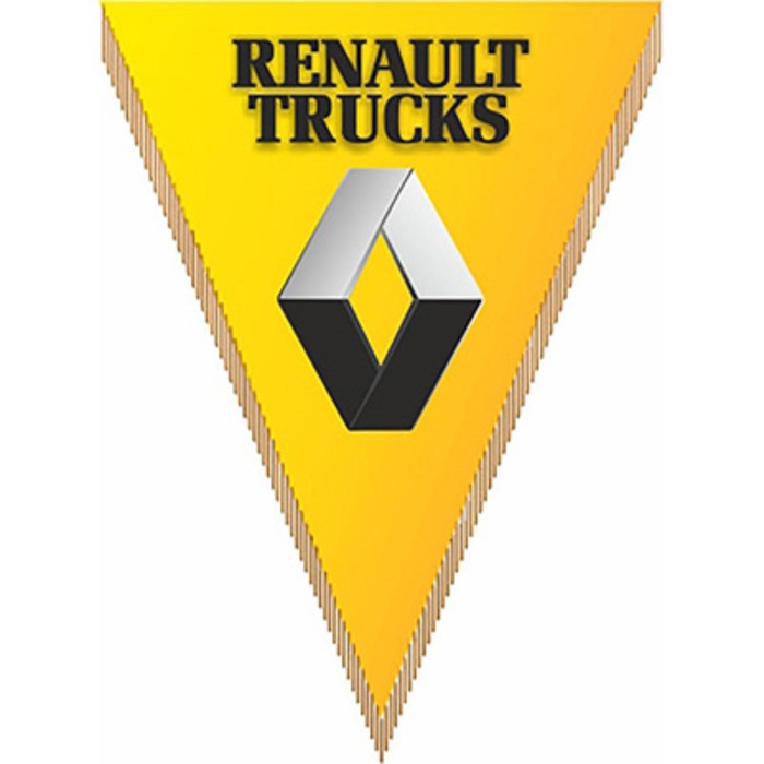 

Вымпел треугольный RENAULT trucks фон желтый, 260х200 мм, цветной, Skyway, S05101066