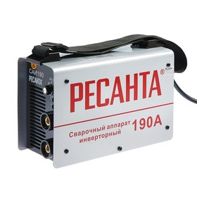 

Сварочный аппарат инверторный "Ресанта" САИ 190, 5.5 кВт, 10-190 А, + ЭЛЕКТРОДЫ