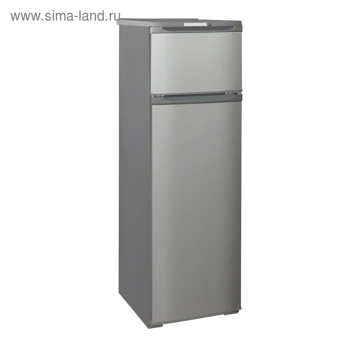 Холодильник Бирюса M 124, двухкамерный, класс А, 205 л, цвет металлик холодильник бирюса 124 двухкамерный класс а 205 л белый