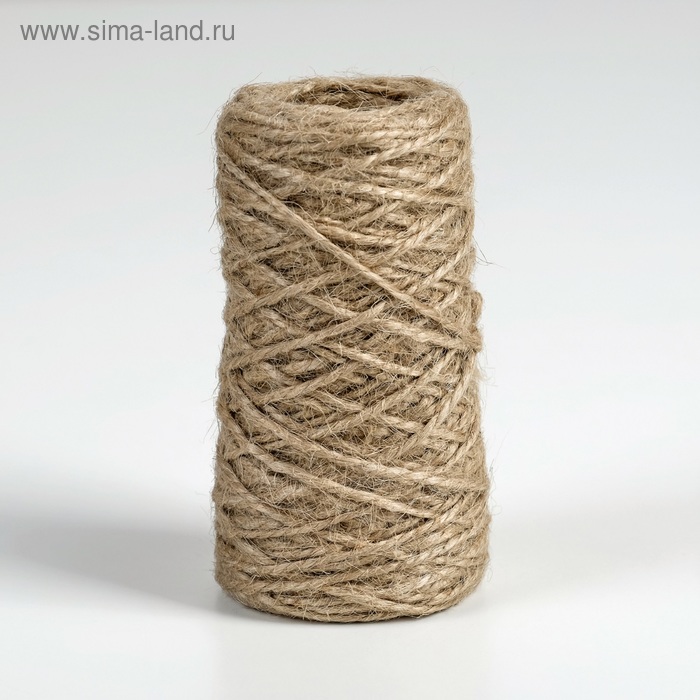 

Шпагат джутовый 3-х ниточный, 1,68 КТекс по 30 м