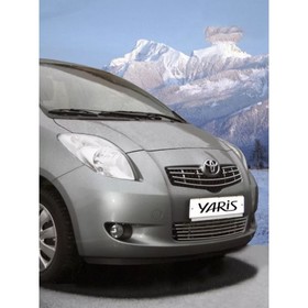 

Декоративный элемент решётки радиатора d10, 1 элемент из 4 трубочек, Toyota Yaris 2005-2012, чёрный, TYAR.91.2929
