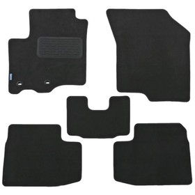 

Коврики в салон Citroen C3 MK1 АКПП 2002-2008, хб., 5 шт. (текстиль, бежевые)