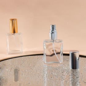 Флакон стеклянный для парфюма «Классика», с распылителем, 15 мл, цвет МИКС