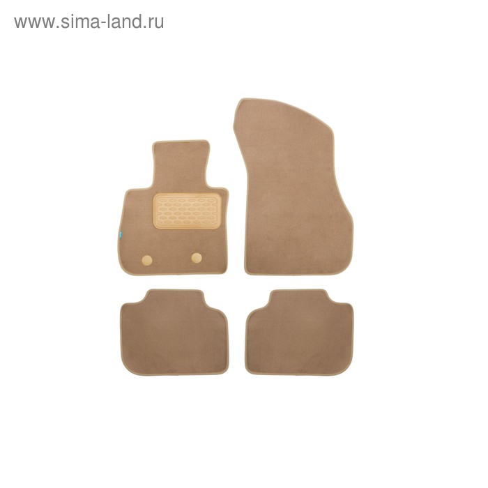 

Коврики в салон Klever Premium BMW X1 F48, 4WD 2015->, кросс., 4 шт. (текстиль, бежевые)
