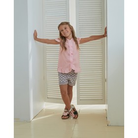 

Блузка для девочки MINAKU Cotton collection: Romantic, цвет розовый, рост 110 см