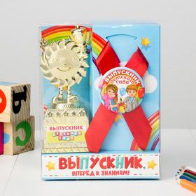 Подарочный набор: кубок и орден «Выпускник детского сада», шарик, 28,5 х 33,9 см Ош