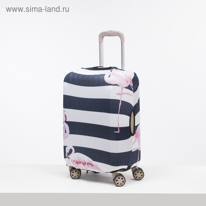 

Чехол для чемодана малый 20", цвет синий/белый