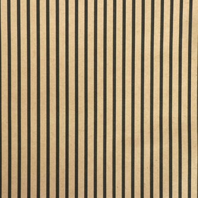 Бумага упаковочная крафт "Полосы вертикальные черные", 0,6 х 10 м, 70 г/м² от Сима-ленд