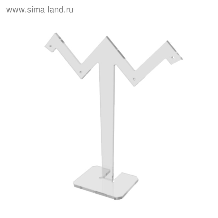 

Подставка под серьги 140*150*40, оргстекло 3 мм, прозрачный, В ЗАЩИТНОЙ ПЛЁНКЕ