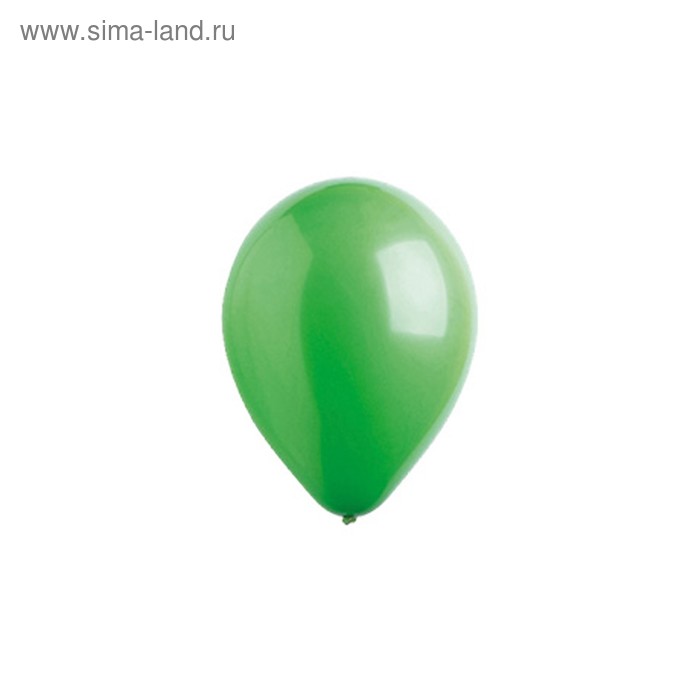 фото Шар латексный 5", стандарт, набор 100 шт., цвет зелёный everts
