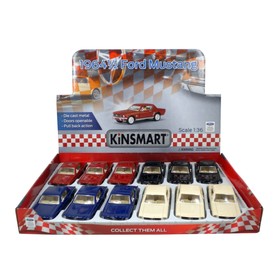 

Машина металлическая Ford Mustang, 1:36, открываются двери, инерция, цвет красный