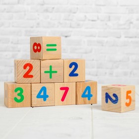 

Кубики деревянные «Счёт» 9 шт.