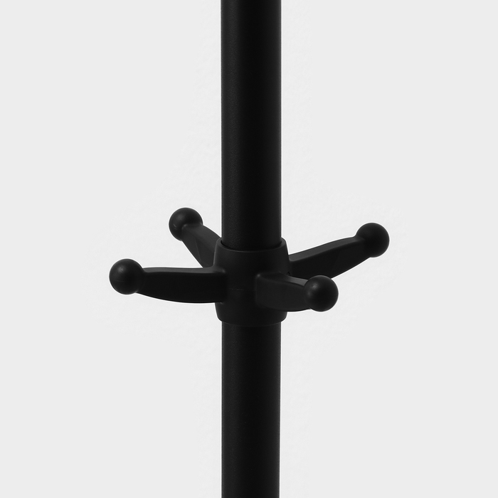Вешалка напольная «Комфорт» (ВК4/Ч), 60×60×180 см, цвет чёрный