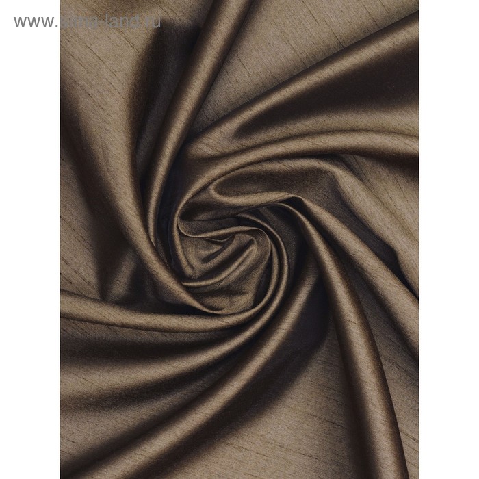 Портьерная штора, размер 200 х 260 см, коричневый, жаккард