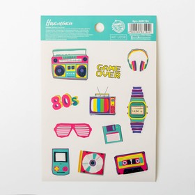 

Наклейки 80's, 11 х 16 см