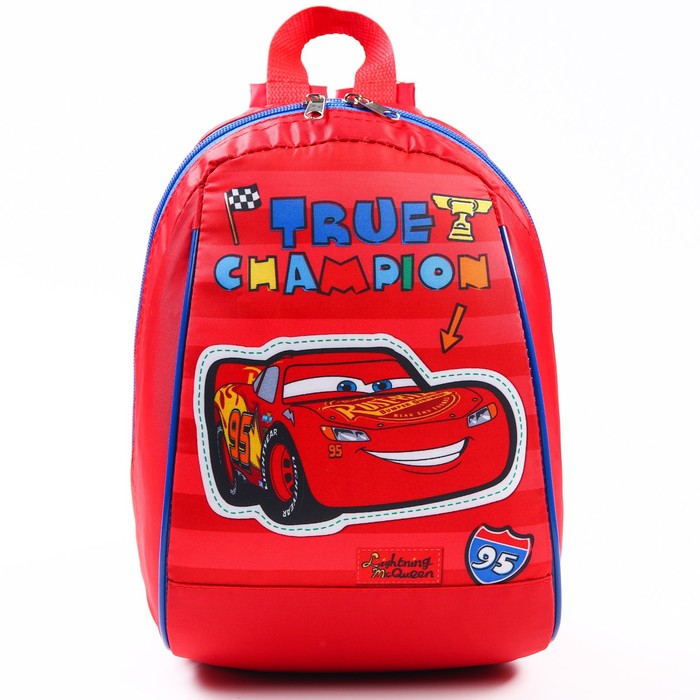 

Рюкзак детский, красный, «Тачки», 20 х 13 х 26 см, отдел на молнии,
