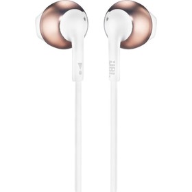 

Наушники JBL T205, вкладыши, 1.2 м, проводные, розово-золотистые