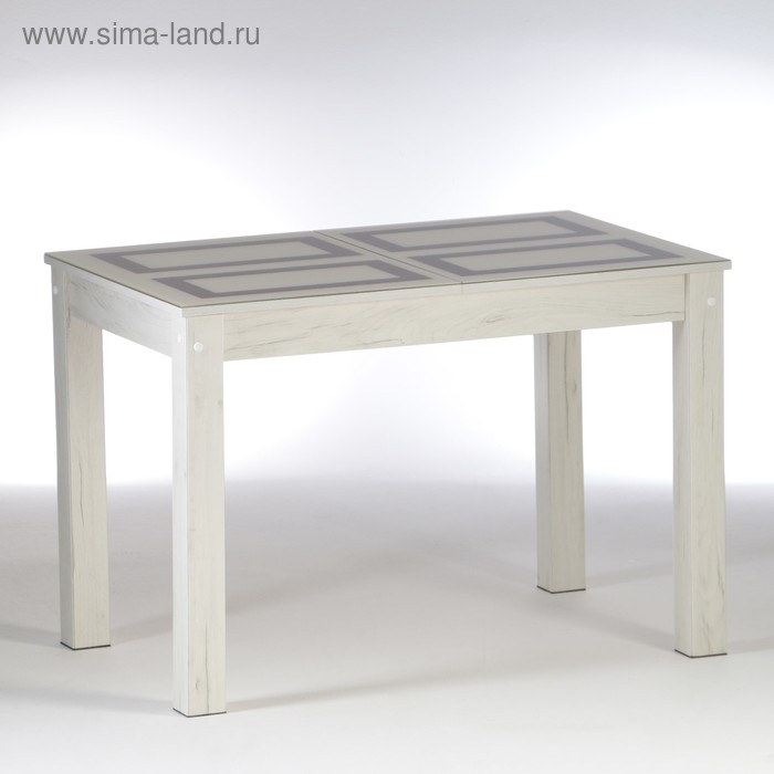 Стол bruno 120 white glass