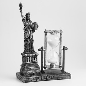Песочные часы "Статуя Свободы", сувенирные, 13х7х20.5 см
