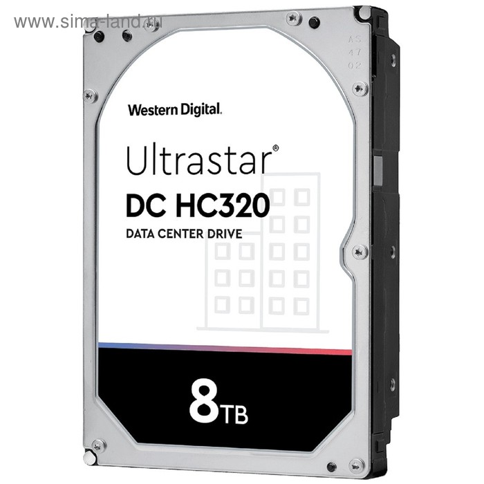 фото Жесткий диск wd original ultrastar dc hc320, 8тб, hdd, sas 3.0, 3.5"