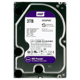 

Жесткий диск WD Original Video Purple, 3Тб, SATA-III, 3.5"