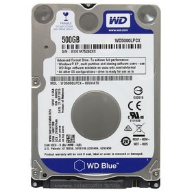 

Жесткий диск WD Original WD5000LPCX Blue, 500Гб, SATA-III, 2.5"