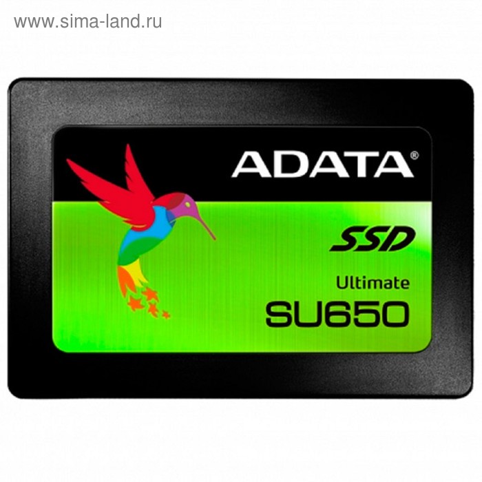 Накопитель SSD A-Data Ultimate SU650 ASU650SS-120GT-R, 120Гб, SATA III, 2.5 ssd накопитель a data ultimate su650 sata iii 120gb 2 5 asu650ss 120gt r