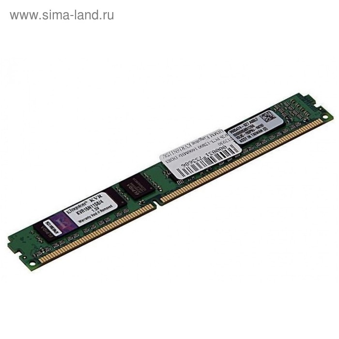 

Память DDR3 Kingston KVR16N11S8, 4Гб, PC3-12800, 1600 МГц, DIMM