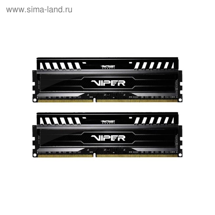 Память DDR3 Patriot PV316G160C9K, 8Гбх2, PC3-12800, 1600 МГц, DIMM память ddr3 patriot psd34g13332 4гб pc3 10600 1333 мгц dimm