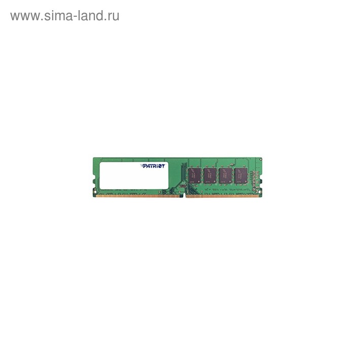 цена Память DDR4 Patriot PSD44G213381, 4Гб, 2133 МГц, PC4-17000, DIMM