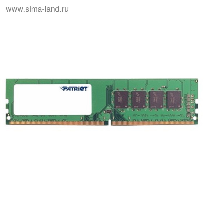 Память DDR4 Patriot PSD44G213381S, 4Гб, 2133 МГц, PC4-17000, SO-DIMM модуль памяти patriot psd44g213381s ddr4 4гб 2133 so dimm ret