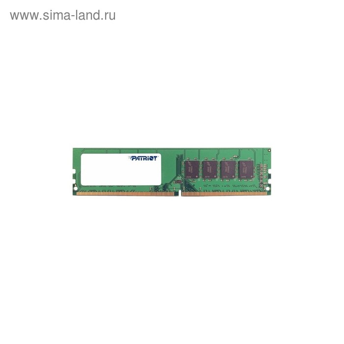 Память DDR4 Patriot PSD44G266681, 4Гб, 2666 МГц, PC4-21300, DIMM память dimm ddr4 pc4 21300 patriot psd48g266681 8гб 1 2 в