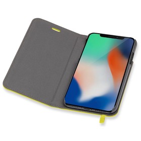 

Чехол флип-кейс Moleskine для Apple iPhone X IPHXXX, желтый (MO2CBPXM18)