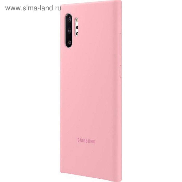 фото Чехол клип-кейс для samsung galaxy note 10 silicone cover, розовый (ef-pn970tpegru)