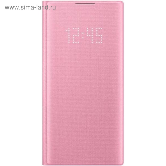 фото Чехол флип-кейс для samsung galaxy note 10 led view cover, розовый (ef-nn970ppegru)