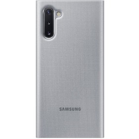 

Чехол флип-кейс для Samsung Galaxy Note 10 LED View Cover, серебристый (EF-NN970PSEGRU)